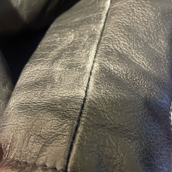 Straight to Hell black leather jacket. - Picture 7 of 12